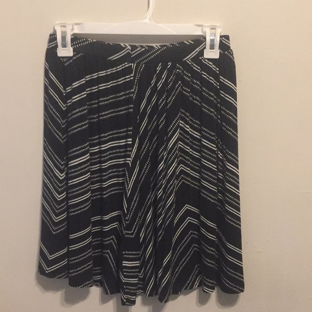 Black Striped skirt